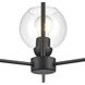 Boman 3 Light 23 inch Matte Black Chandelier Ceiling Light