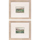 Mountain Canyon Green and Red and Gray and Brown Framed Art, Propac