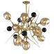 Canada 10 Light 42 inch Gold Chandelier Ceiling Light