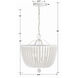 Rylee 4 Light 16.5 inch Matte White Chandelier Ceiling Light