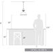 Duncan 1 Light 14 inch Pewter Pendant Ceiling Light in Matte Black, Large