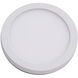 Round LED 5.25 inch White Flush Mount Ceiling Light in 3000K