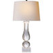Chapman & Myers Balustrade 30 inch 150.00 watt Crystal Table Lamp Portable Light in Natural Paper