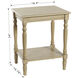 Sybil 24 X 19.5 inch Sahara End/Side Table