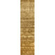 Knightsbridge 36 X 24 inch Mustard, Dark Brown, Beige Rug