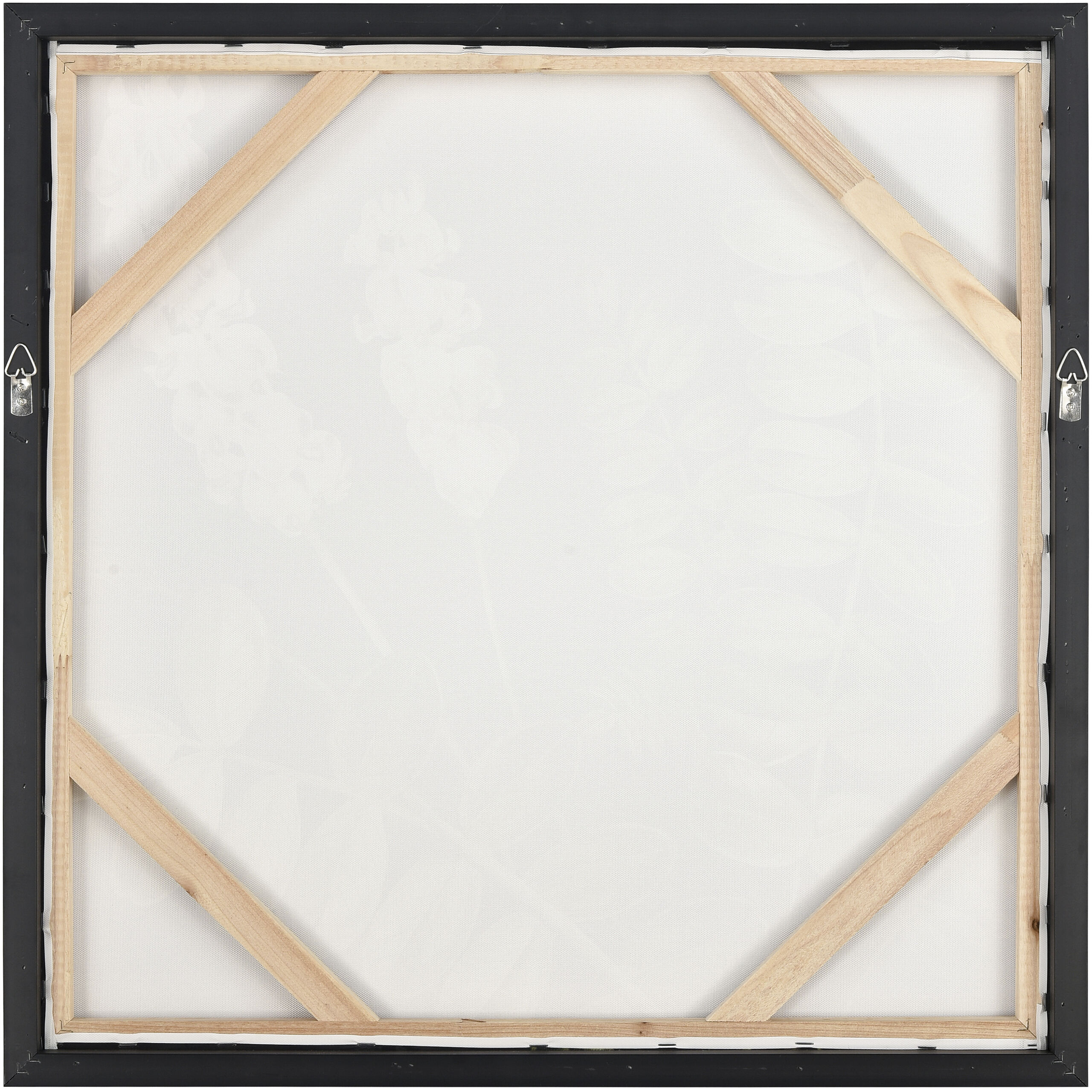 Botanical Study II Green with Black and Gold Framed Wall Art