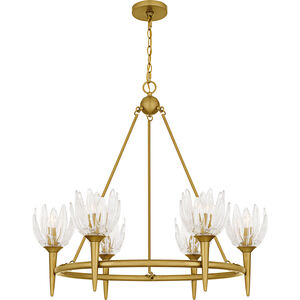 Shea 6 Light 31 inch Brushed Gold Chandelier Ceiling Light