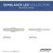 Semblance LED LED 24 inch Brushed Nickel Linear Vanity Light Wall Light