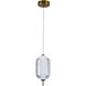 Canada Pendant Ceiling Light in Brass