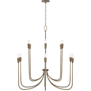 Marley 12 Light 40 inch Mystic Bronze Chandelier Ceiling Light