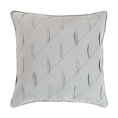 Gretchen 18 X 18 inch Light Gray Pillow Cover