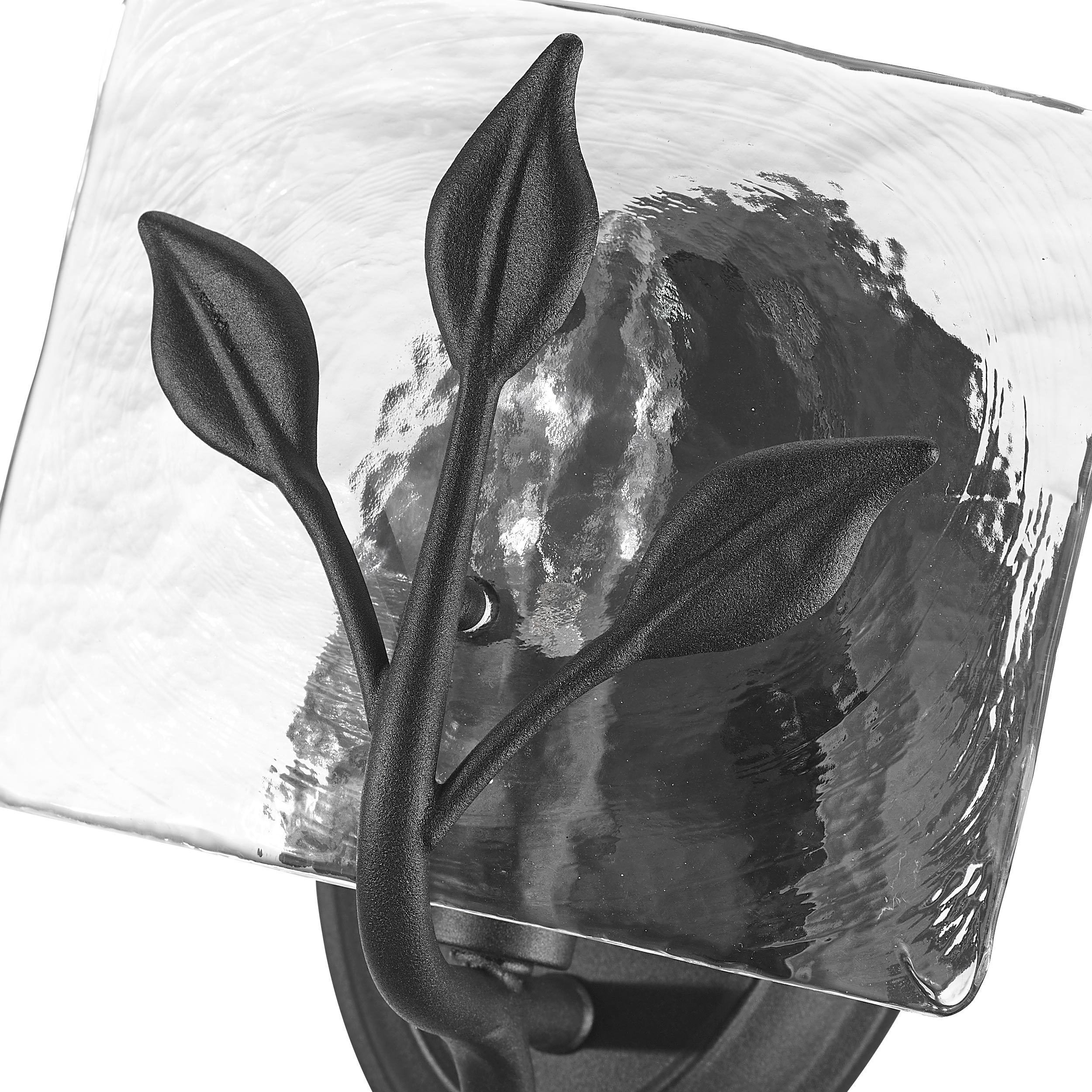 Calla 1 Light 6.88 inch Natural Black Wall Sconce Wall Light