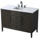 Blakely 48 X 34 inch Chocolate Oak Bathroom Vanity Cabinet