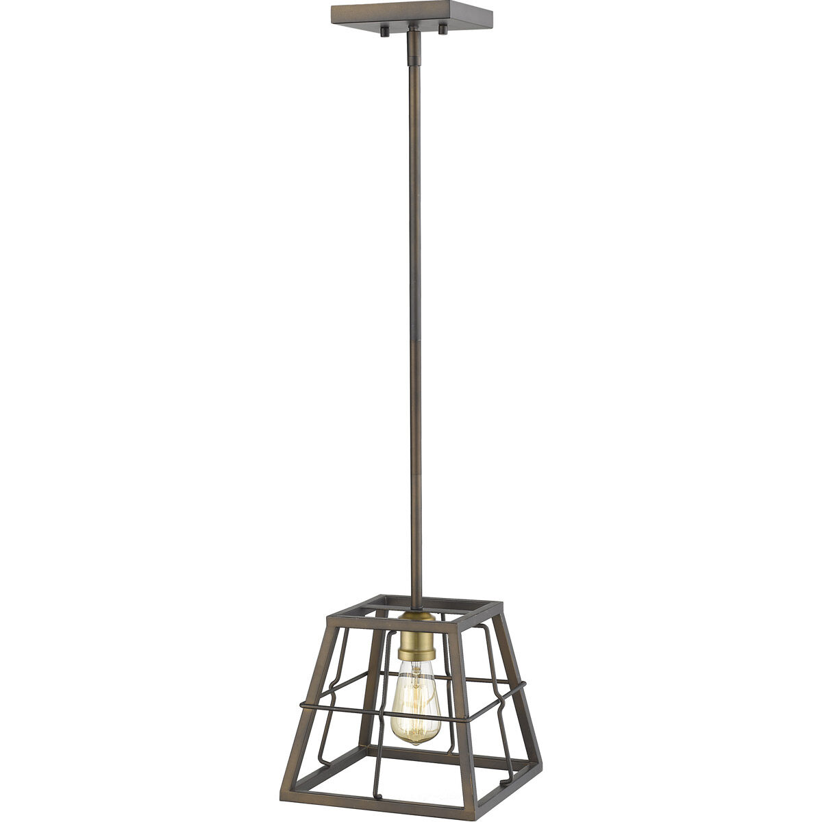 Charley 1 Light 10 inch Oil-Rubbed Bronze Mini-Pendant Ceiling Light