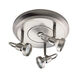Signature 3 Light 3.25 inch Satin Chrome Flush Mount Ceiling Light
