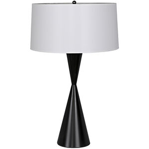 Noble 30.5 inch 60.00 watt Matte Black Table Lamp Portable Light