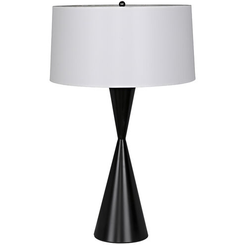 Noble 30.5 inch 60.00 watt Matte Black Table Lamp Portable Light