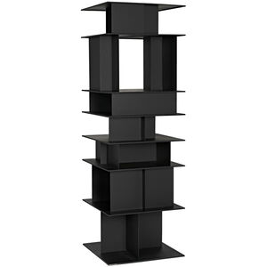Pisa 77 X 25 X 25 inch Matte Black Shelf