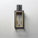 Neoclass 2 Light 21 inch Black and Gold Outdoor Wall Mount