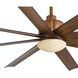 Slipstream 65 inch Distressed Koa Outdoor Ceiling Fan