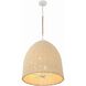 Jasper 6 Light 20 inch Matte White Pendant Ceiling Light