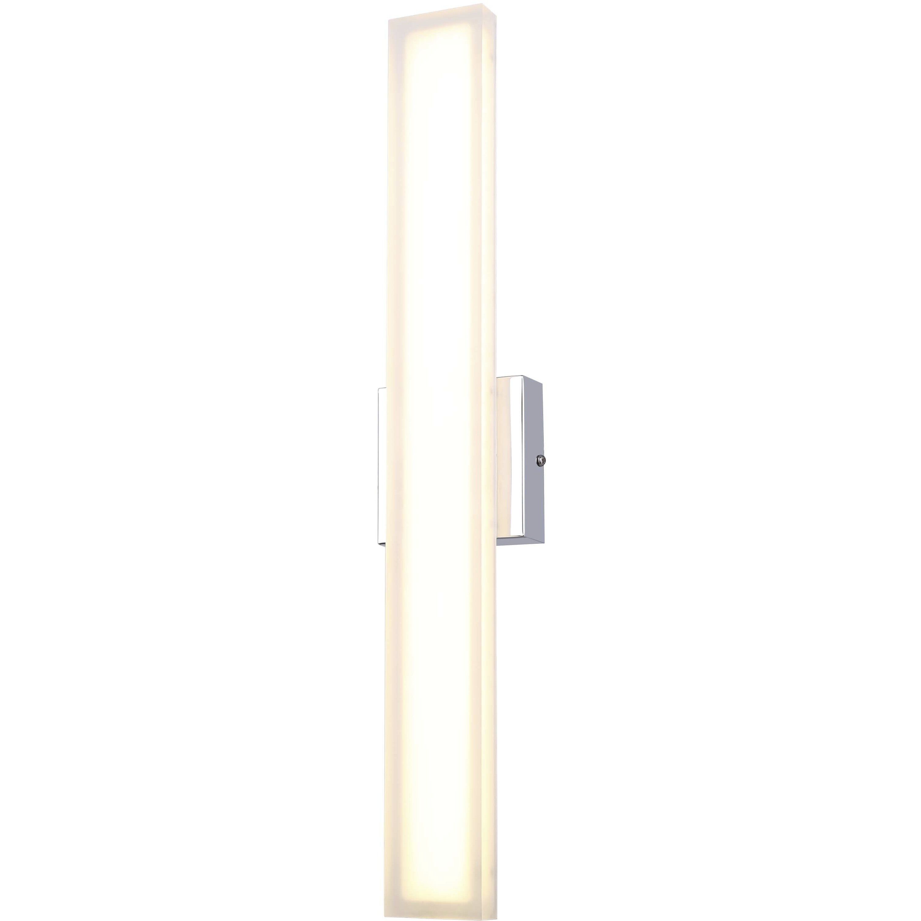 Javi LED 4.38 inch Chrome Vanity Light Wall Light