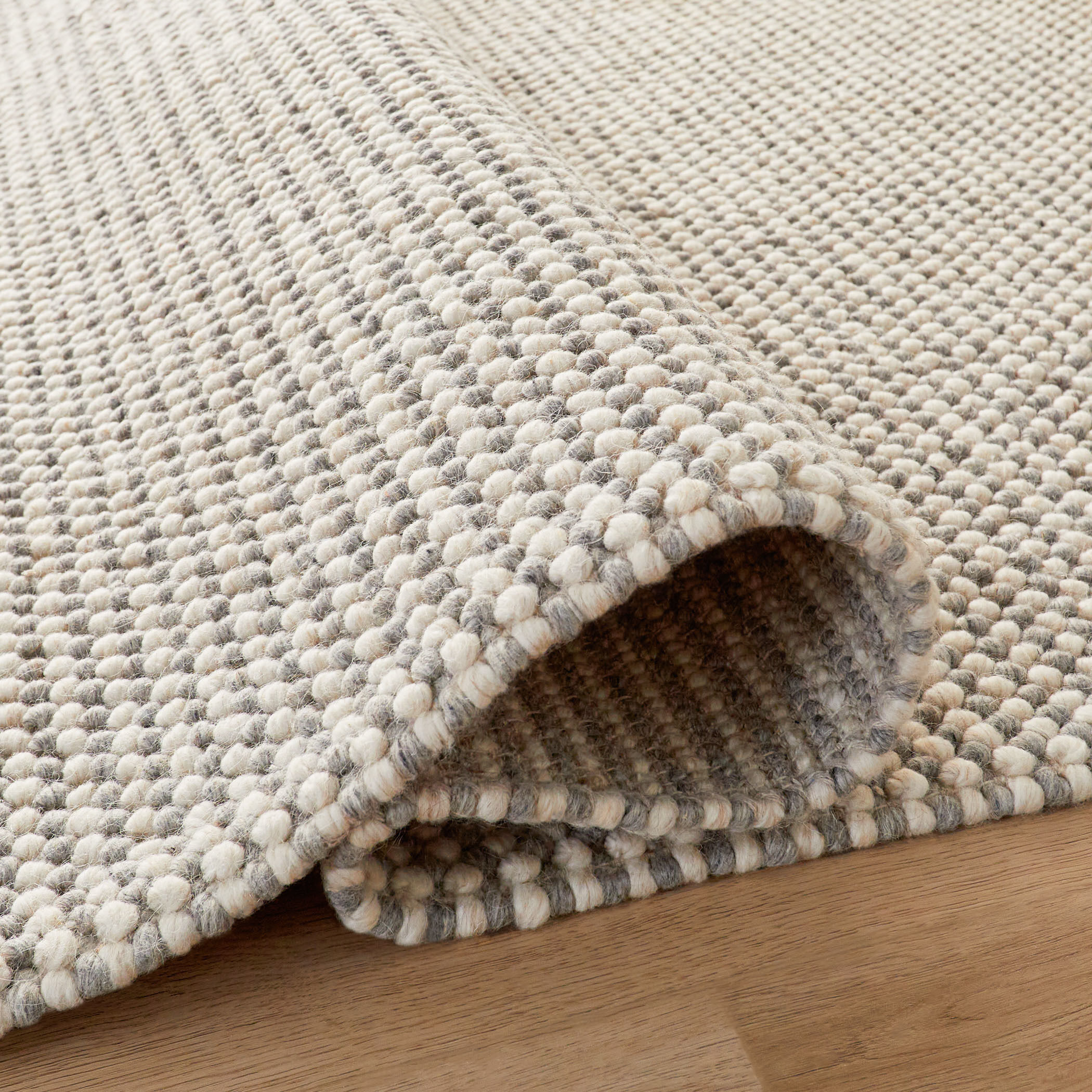 Latur 36 X 24 inch Light Grey Rug in 2 x 3