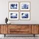 Scenic Collection Blue Framed Art