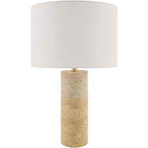 Taboye 26.25 inch 100 watt Natural Accent Table Lamp Portable Light