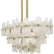 Wright 5 Light 42 inch Brushed Gold Island Light Ceiling Light