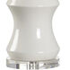 Shelbourne 26 inch 100.00 watt White/Cream Table Lamp Portable Light