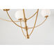 Canada 6 Light 37 inch Brass Chandelier Ceiling Light