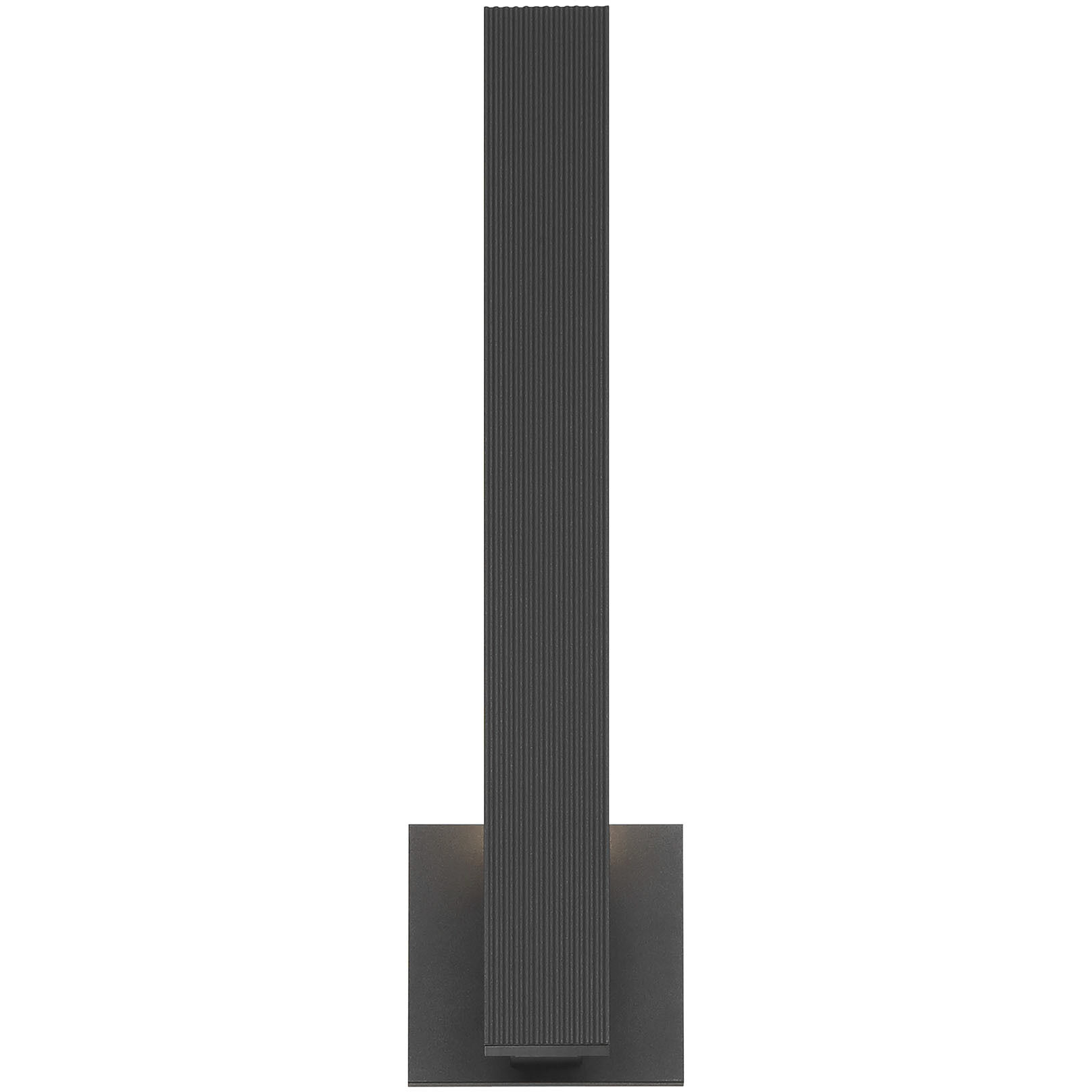 Enso LED 4.5 inch Textured Black Outdoor Wall