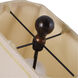 Signature 3 inch 75 watt Toffee Wood Table Lamp Portable Light