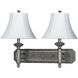 Pineapple Hotel 2 Light 22 inch Antique Gold Wall Lamp Wall Light