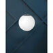 Warby 1 Light 13.5 inch Black Indoor Chandelier Ceiling Light in White