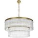 Harlow 14 Light 32 inch Satin Gold Chandelier Ceiling Light