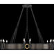 Mirage 12 Light 49.75 inch Black Chandelier Ceiling Light