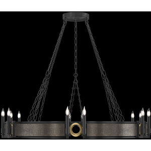 Mirage 12 Light 49.75 inch Black Chandelier Ceiling Light