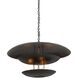 Florko 6 Light 31 inch Blackened Iron Chandelier Ceiling Light