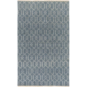 Stanton 72 X 48 inch Charcoal/Ivory Rugs, Wool and Cotton