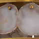 Upsala 2 Light 15 inch Antique Brass Flush Mount Ceiling Light, Small