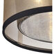 Diffusion 2 Light 13 inch Oil Rubbed Bronze Flush Mount Ceiling Light