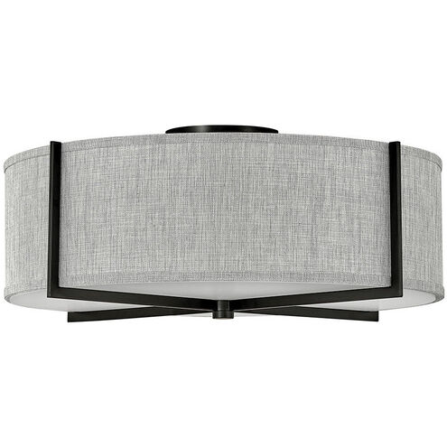 Galerie Axis 4 Light 25.5 inch Black Indoor Semi-Flush Mount Ceiling Light