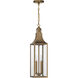 Lancaster 2 Light 7 inch Atlas Bronze Outdoor Hanging Lantern