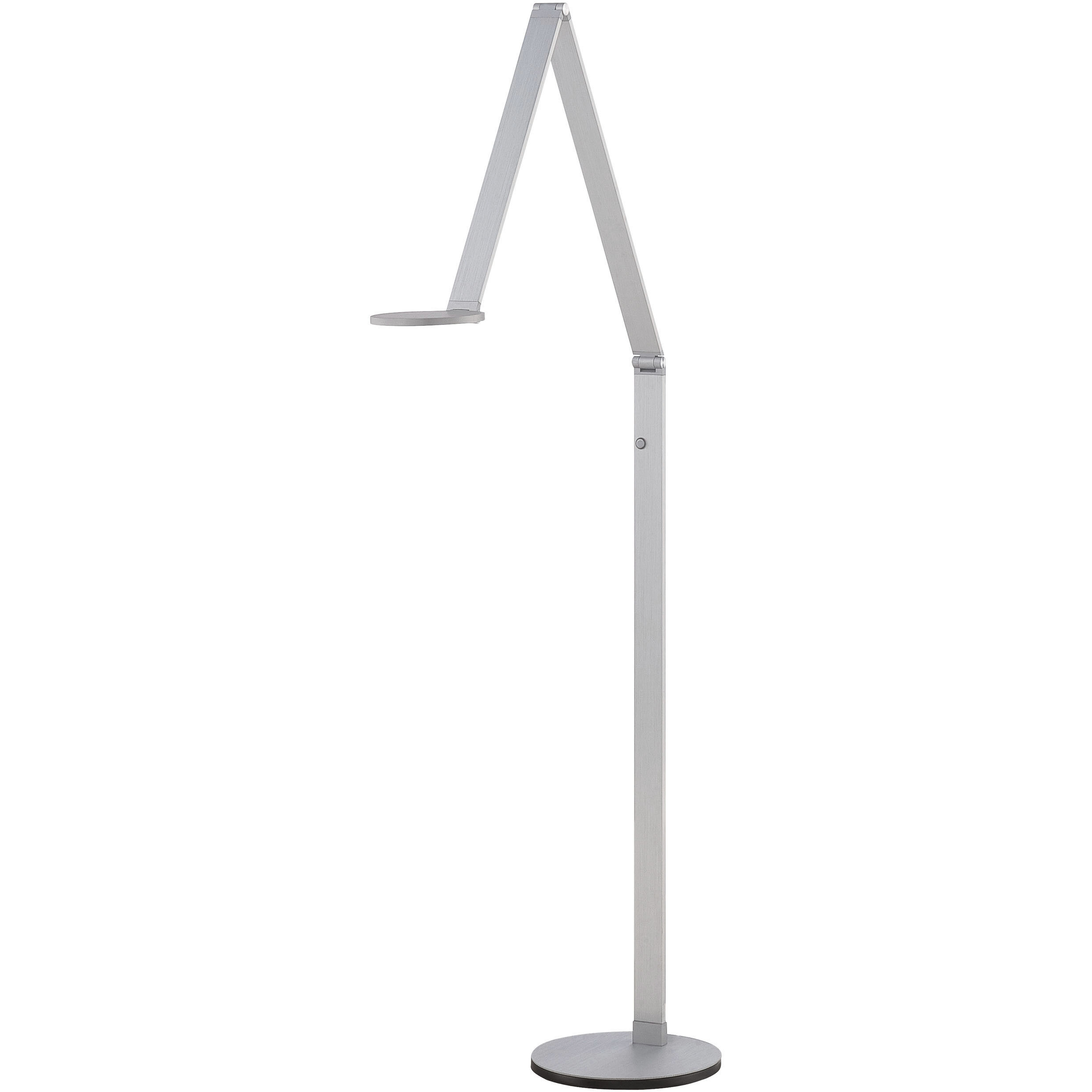 Task Portables 65.5 inch 12.00 watt Chiseled Nickel Floor Lamp Portable Light