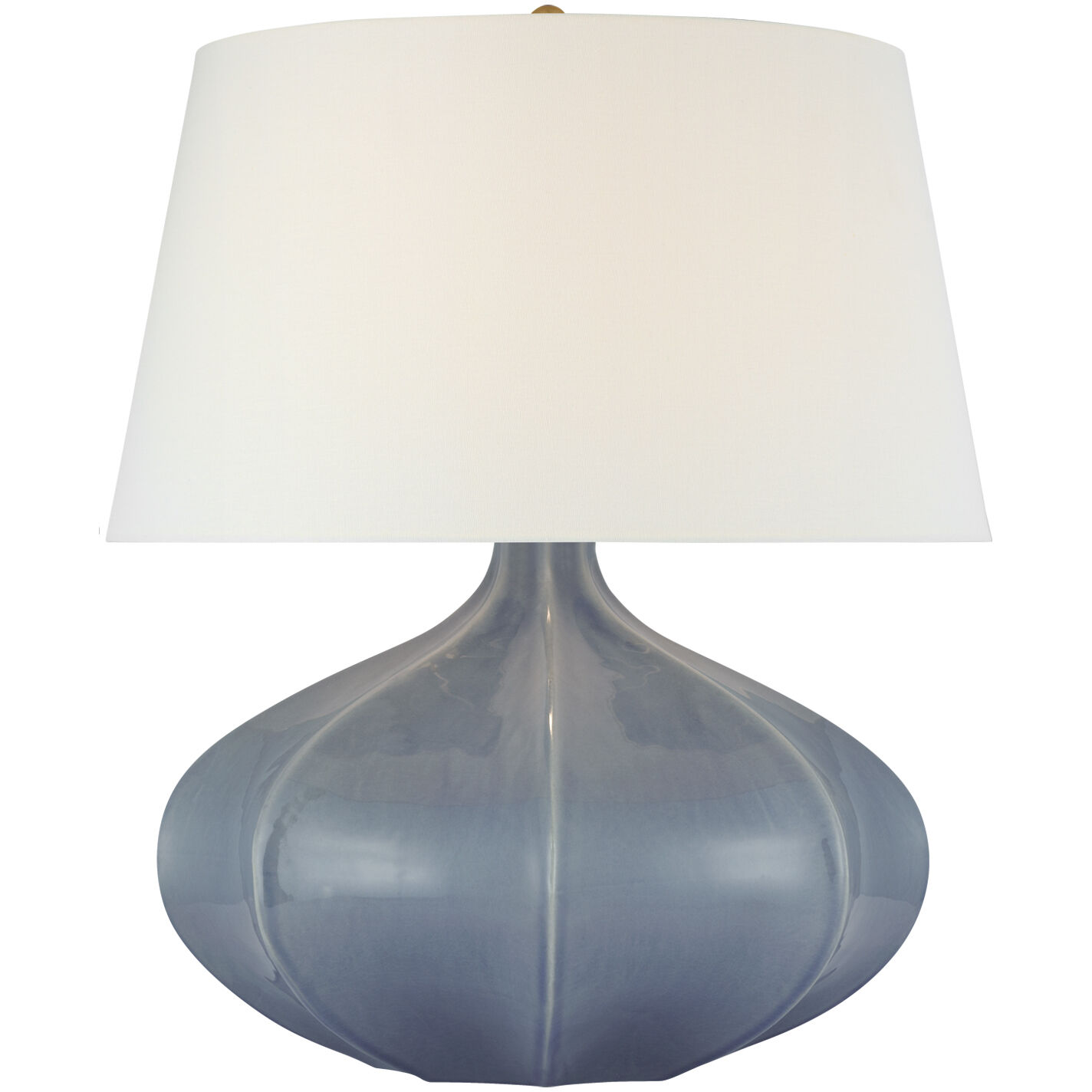AERIN Rana 24.75 inch 15.00 watt Polar Blue Crackle Wide Table Lamp Portable Light Medium