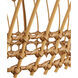 Fishtrap 1 Light 29.5 inch Natural/Black/Frosted White Outdoor Pendant