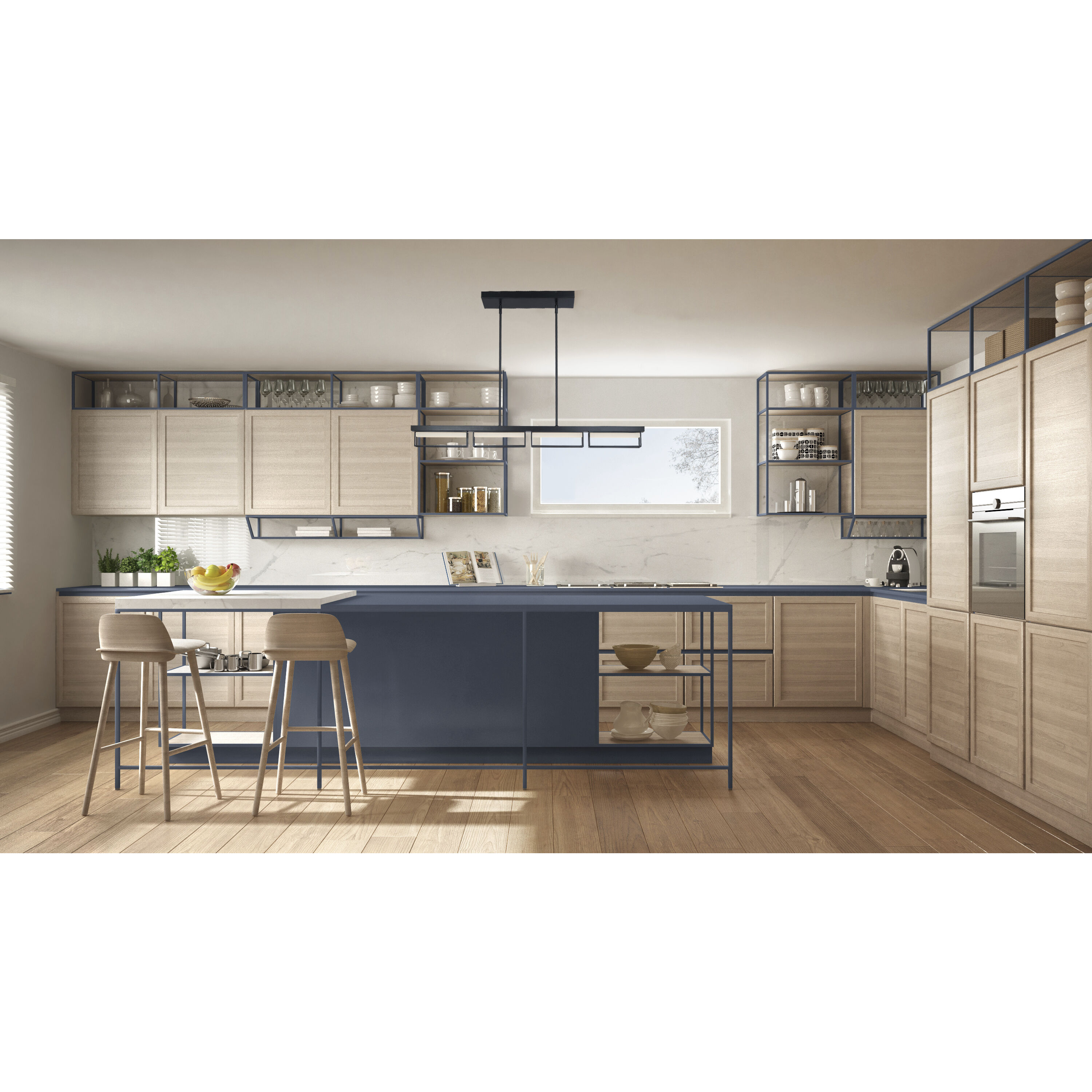 Pane LED 4 inch Matte Black Pendant Ceiling Light