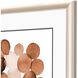 Geometrics Collection Angled Profile Champagne Gold Framed Art